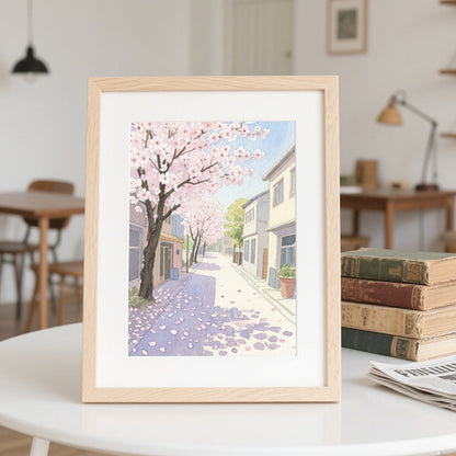 Decorative Framed Cherry Blossom Artwork