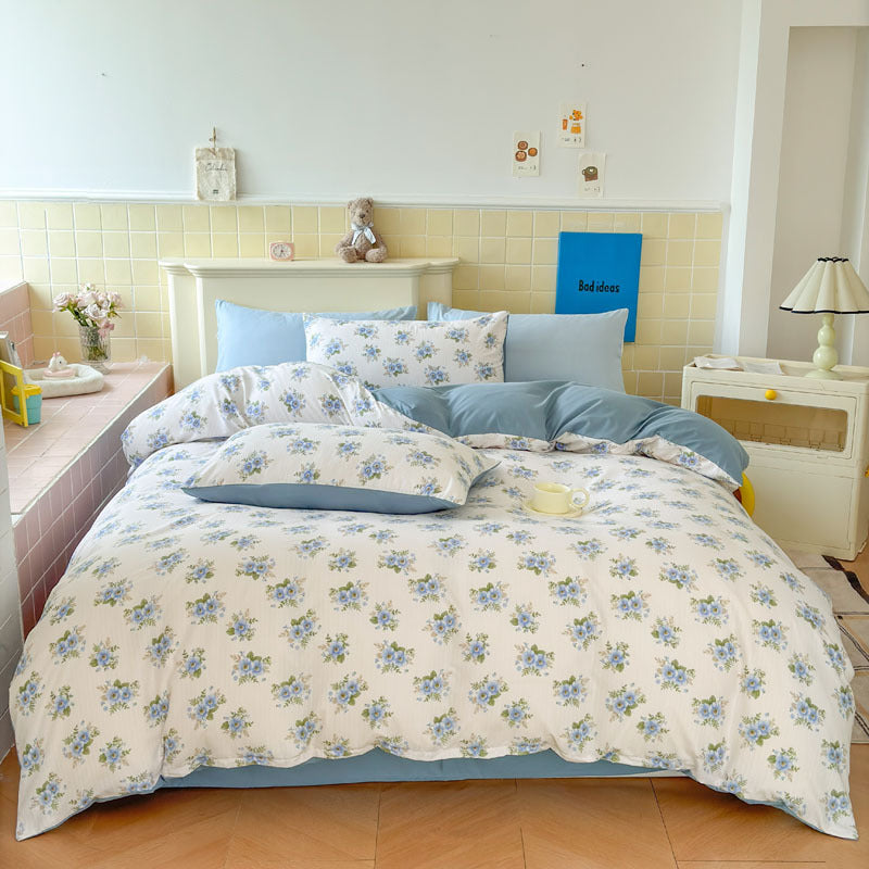 Playful Cartoon Animal-Themed Bedding Set Homeandso