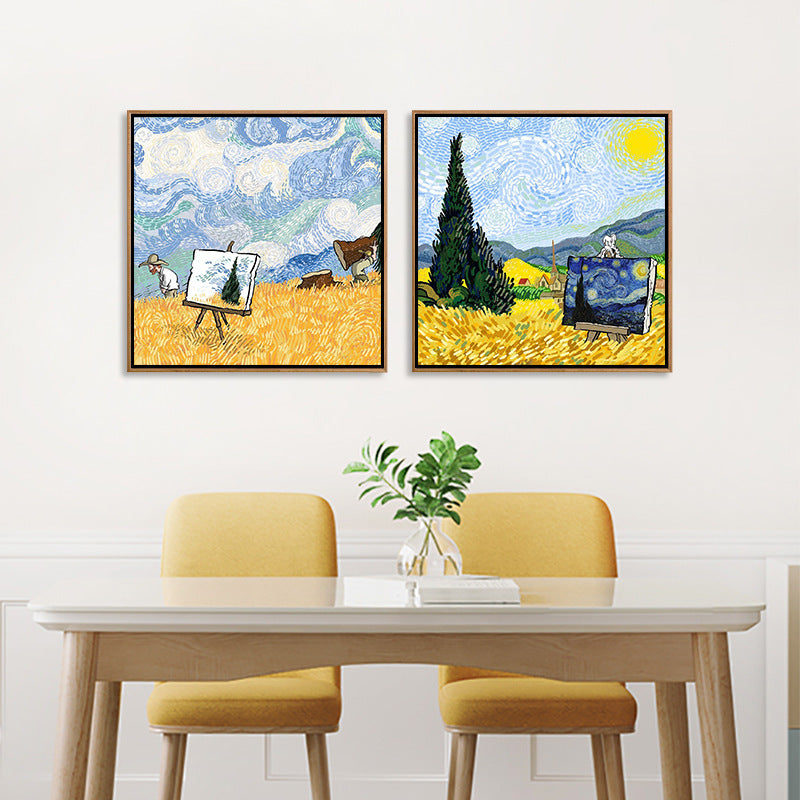 Framed Impressionist Landscape Artwork Homeandso 1790073280