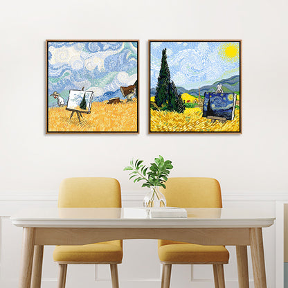 Framed Impressionist Landscape Artwork Homeandso 1790073280