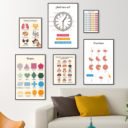 Educational Solar System Art Print Homeandso