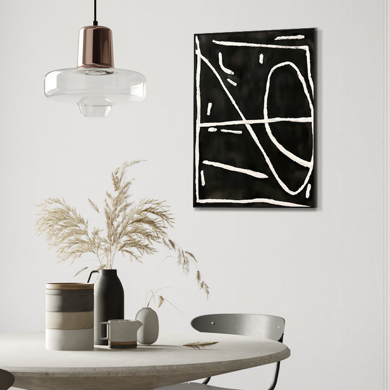 Abstract Line Art Framed Wall Print Homeandso