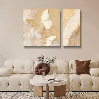 Elegant Butterfly and Floral Wall Art Homeandso