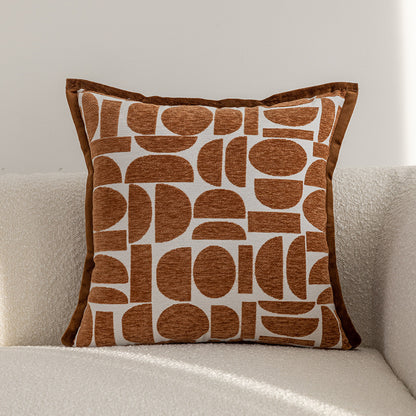 Geometric Patterned Throw Cushion