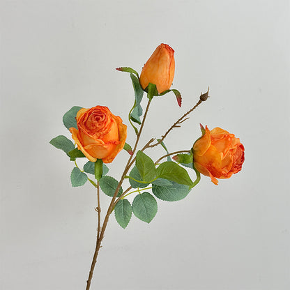 Realistic Artificial Rose Floral Stem