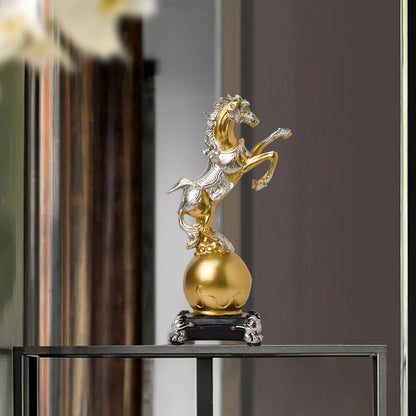 Decorative Equestrian Statue Homeandso