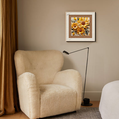 Decorative 3D Floral Wall Art Homeandso