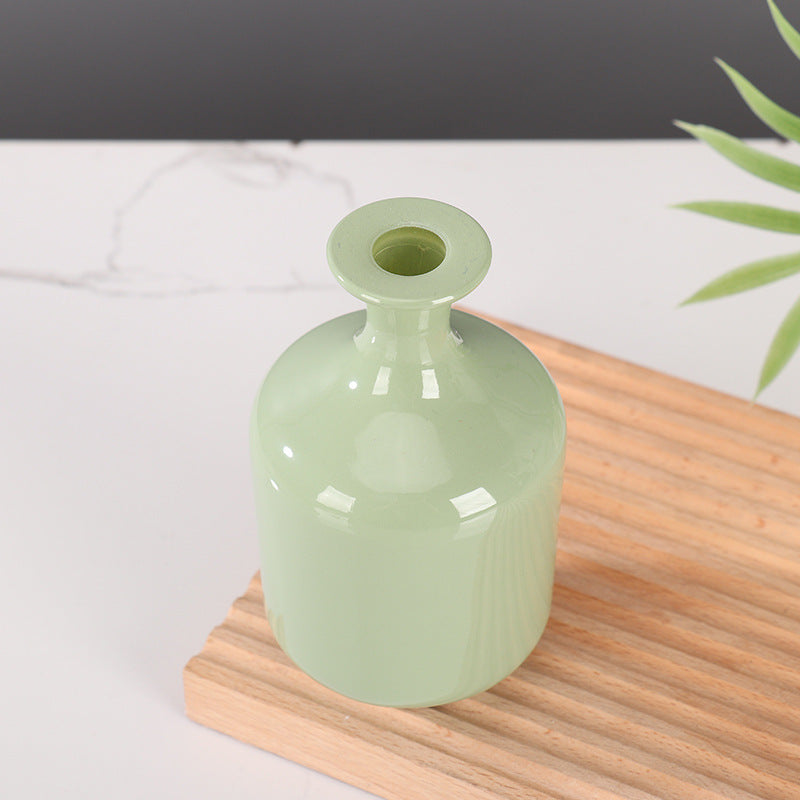 Decorative Round Glass Vase