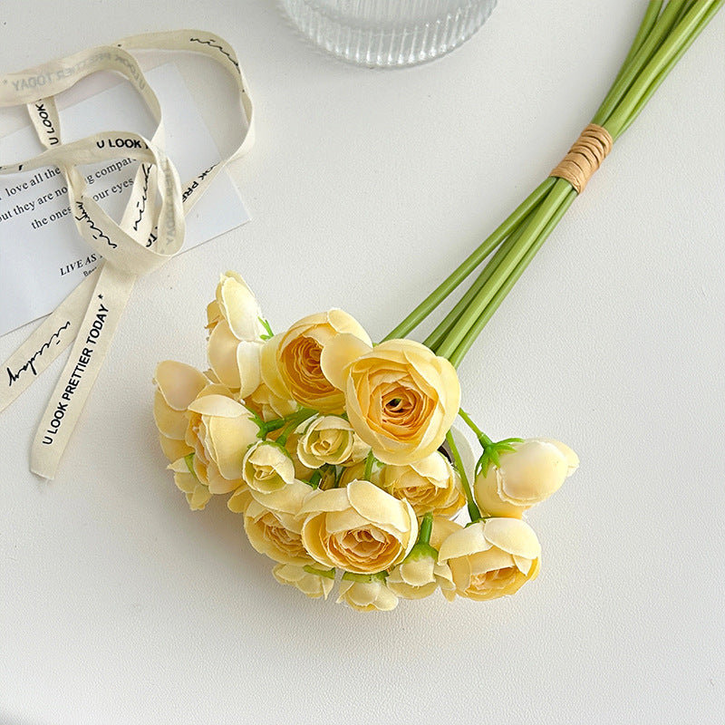 Lifelike Artificial Rose Bouquet