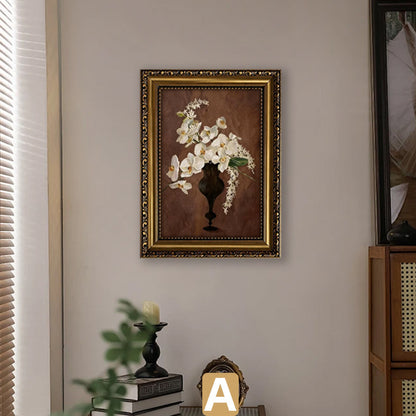 Elegant Framed Floral Art Print Homeandso