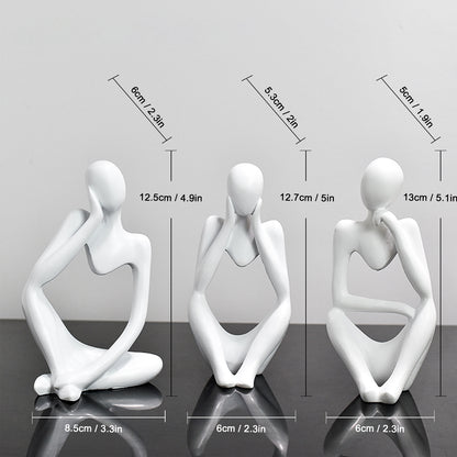 Abstract Human Figurine Set Homeandso