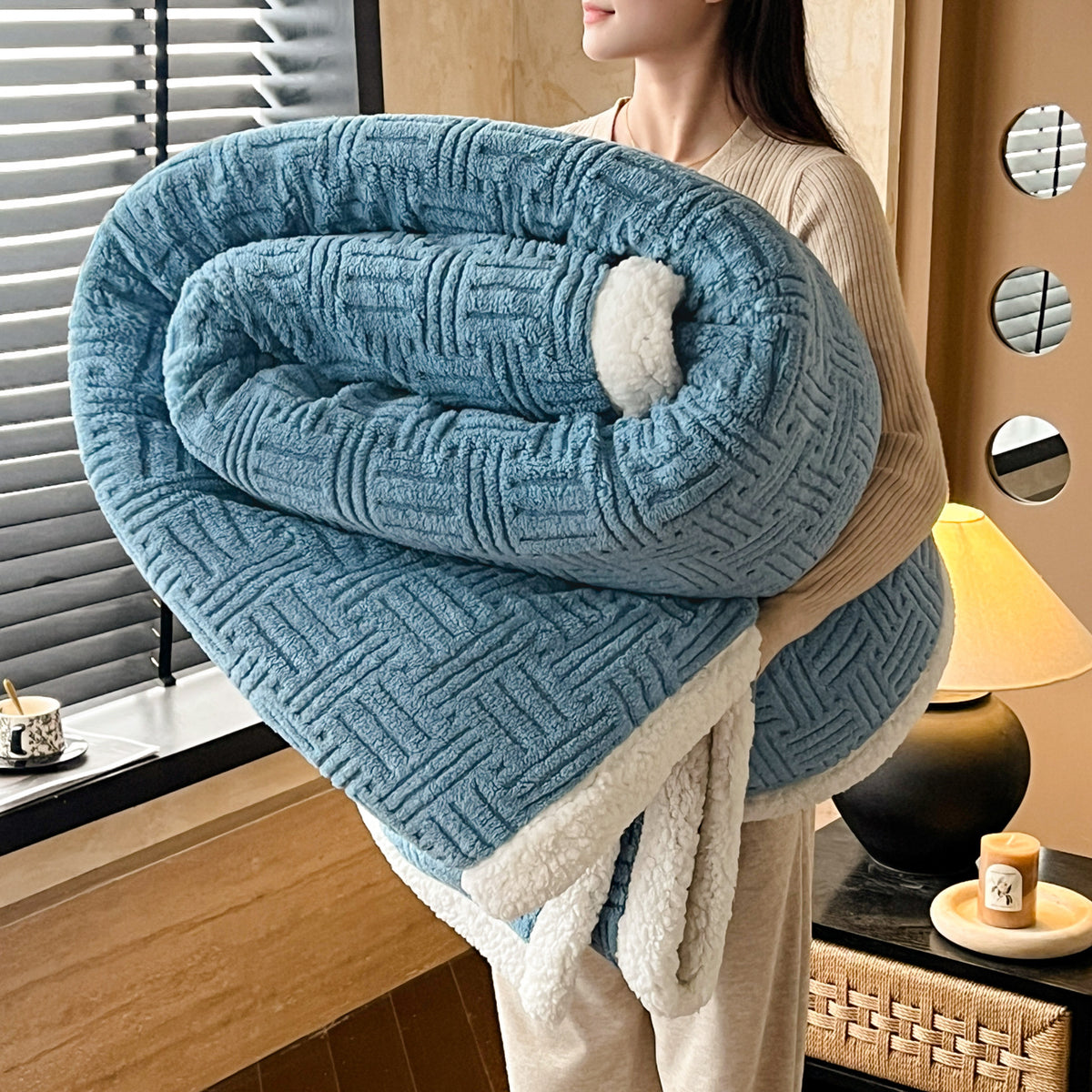 Plush Fleece Blanket Homeandso