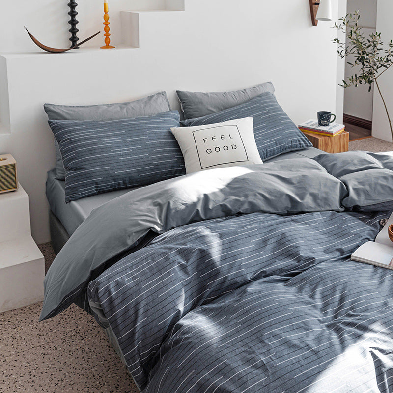 Decorative Geometric Patterned Bedding Set Homeandso
