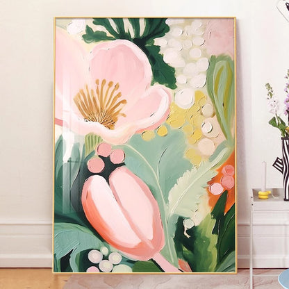 Floral Abstract Canvas Artwork Homeandso
