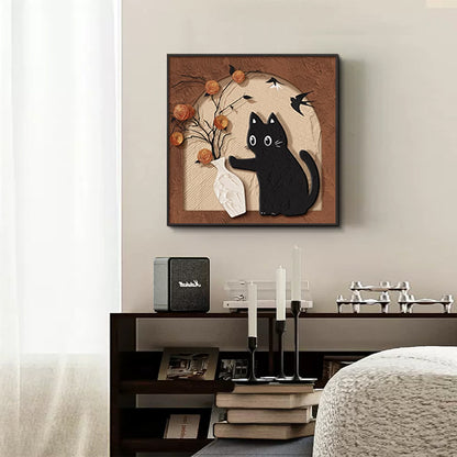 Decorative Cat-Themed Wall Art Homeandso