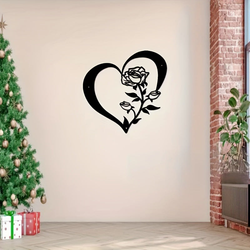 Heart-Shaped Floral Wall Art Homeandso