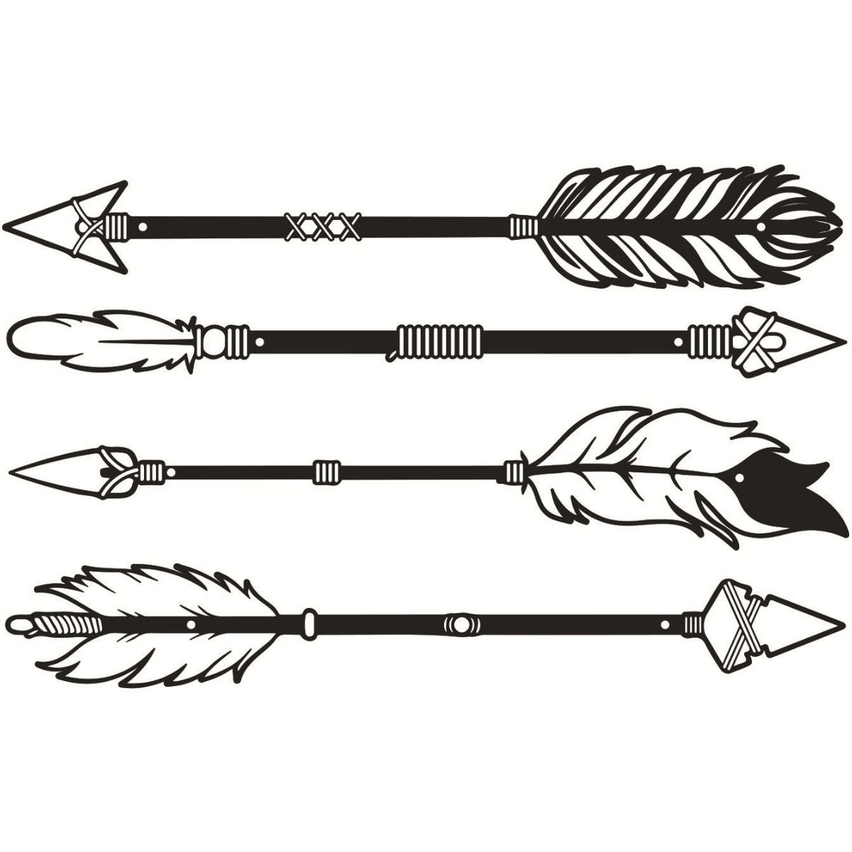 Arrow Pattern Wall Decal Homeandso