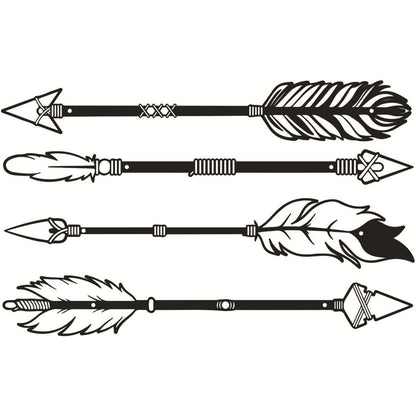 Arrow Pattern Wall Decal Homeandso