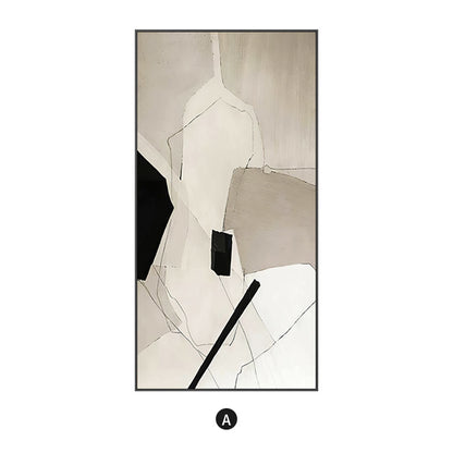 Abstract Geometric Framed Canvas Art Homeandso