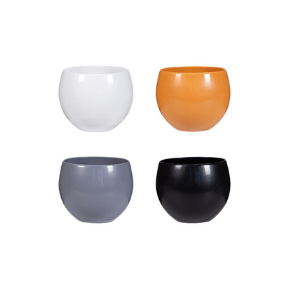 Glossy Ceramic Planter Set Homeandso