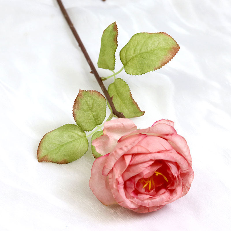 Elegant Decorative Silk Rose Stem
