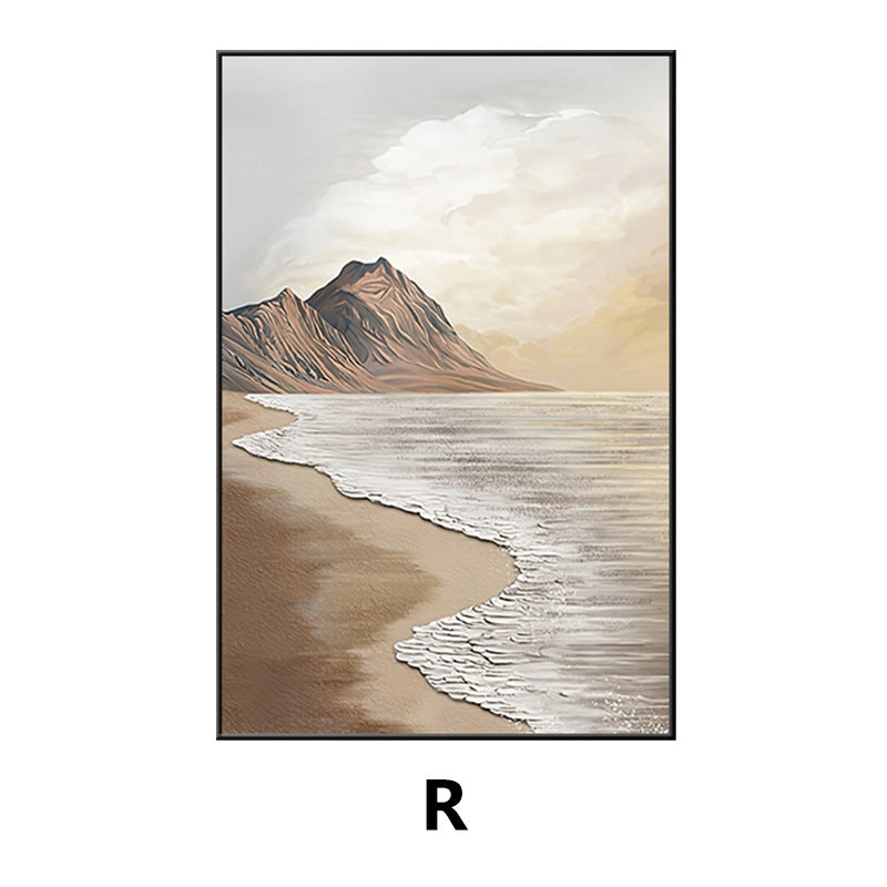 Coastal Beach Landscape Framed Wall Art Homeandso