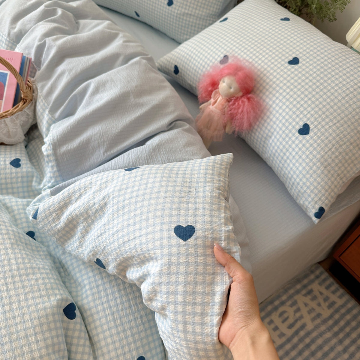 Playful Cartoon Duvet Cover Set Homeandso