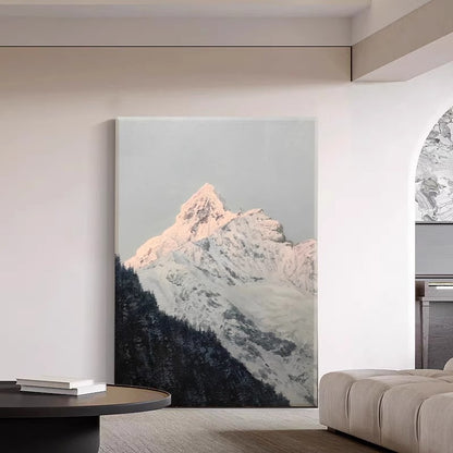 Mountain Landscape Textured Canvas Print Homeandso
