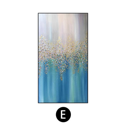 Gold Leaf Abstract Canvas Art Homeandso