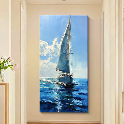Dynamic Sailing Canvas Wall Art Homeandso