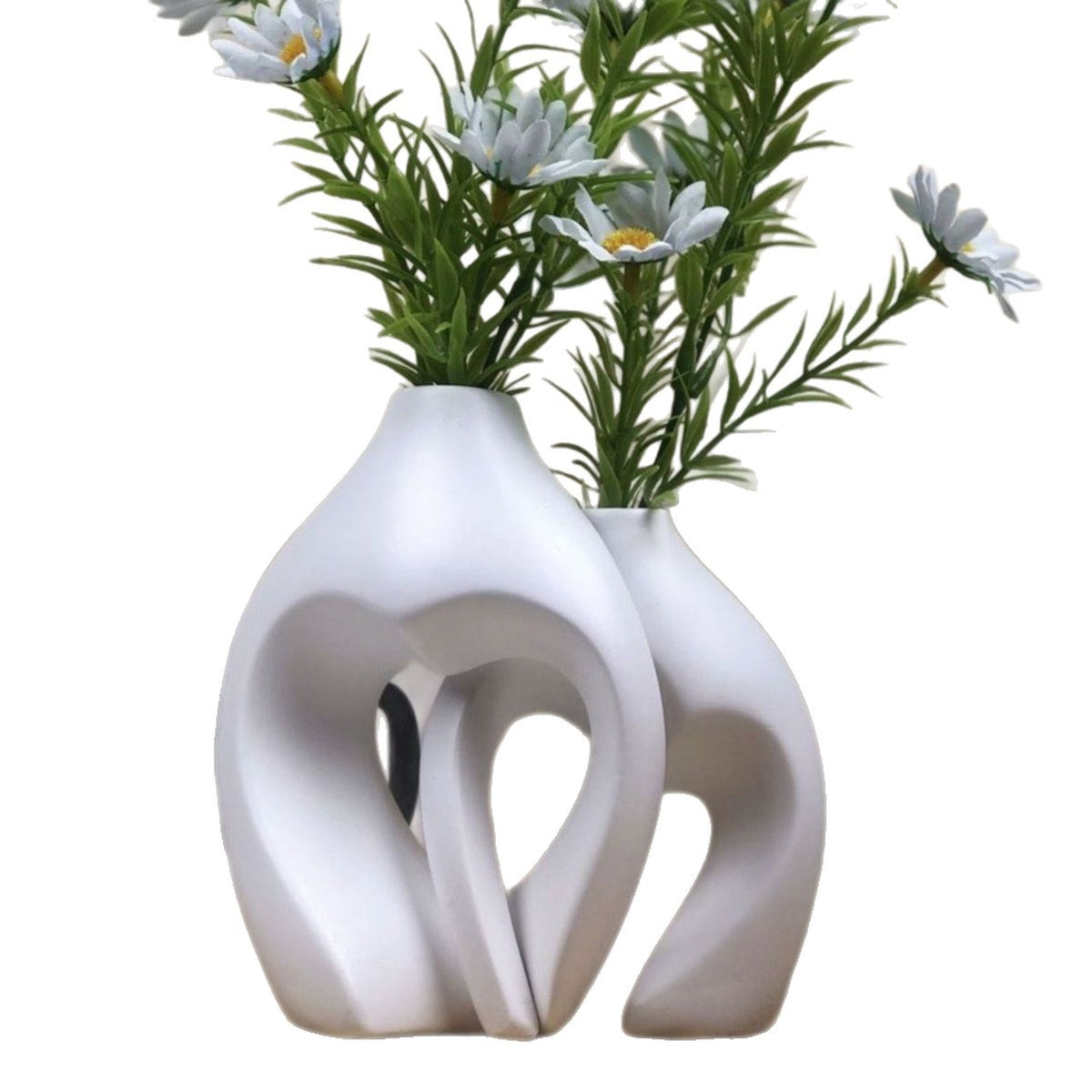 Heart-Shaped Ceramic Vase Homeandso
