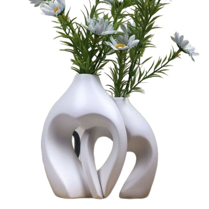 Heart-Shaped Ceramic Vase Homeandso