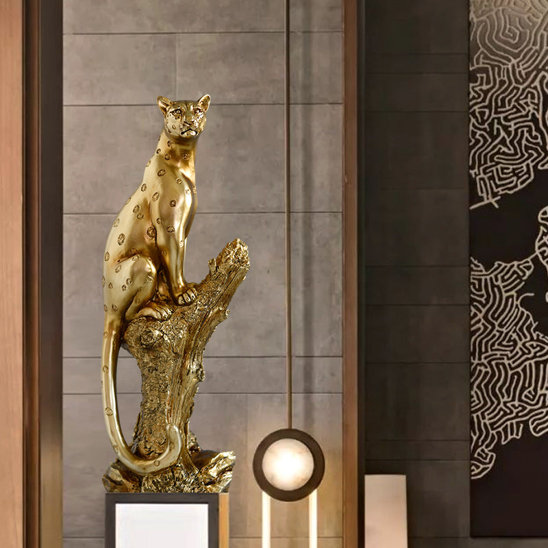 Decorative Leopard Figurine Homeandso