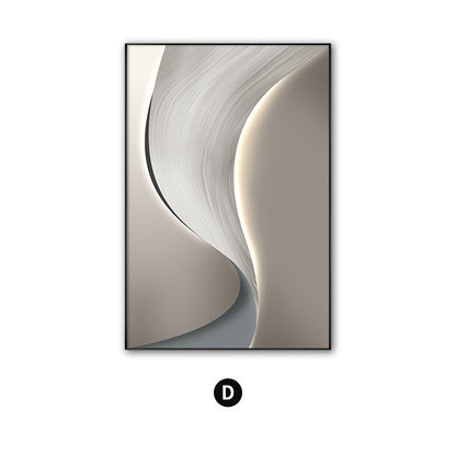 Abstract Curved Wall Art Homeandso
