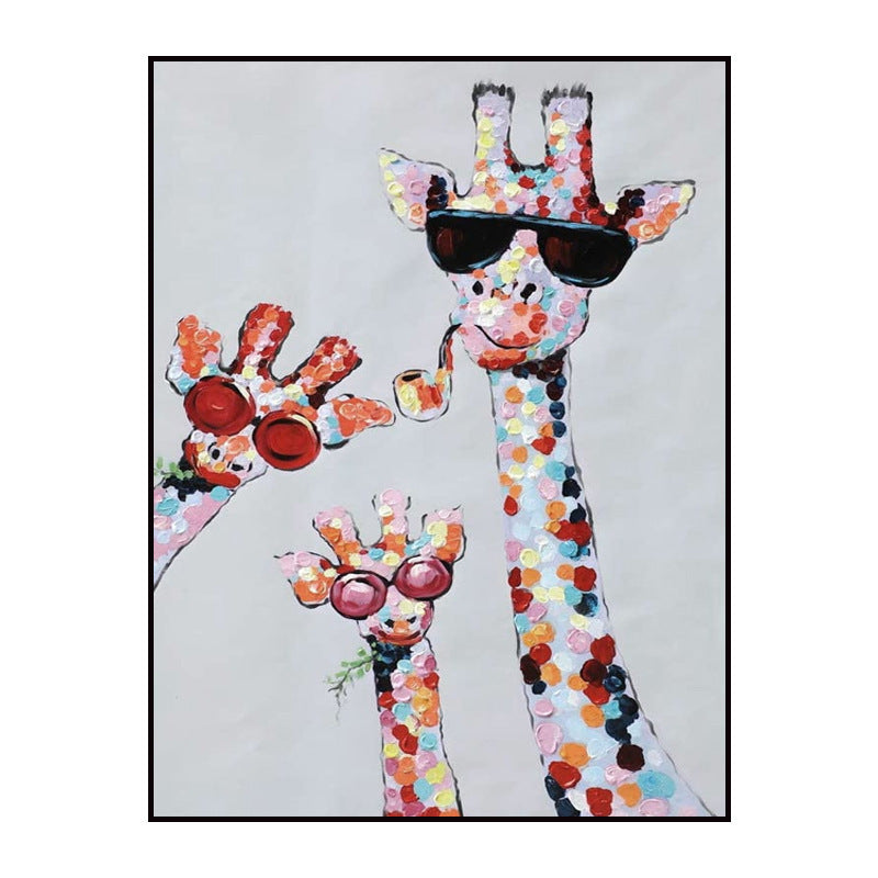 Whimsical Giraffe Canvas Art Homeandso