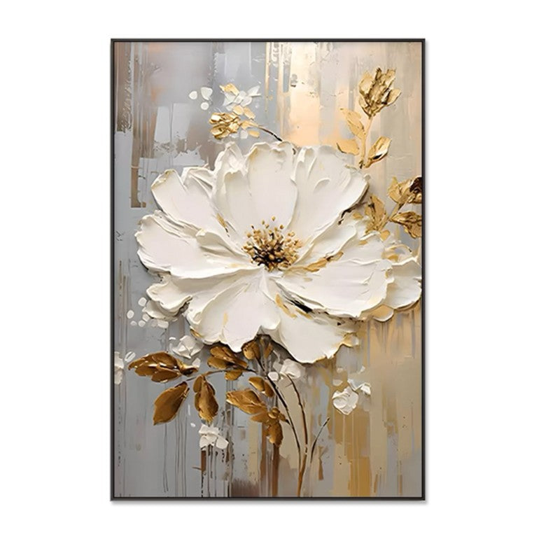 Textured Floral 3D Wall Artwork Homeandso