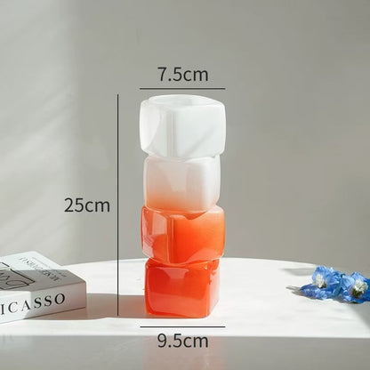 Homeandso Decorative Modern Art Glass Vase