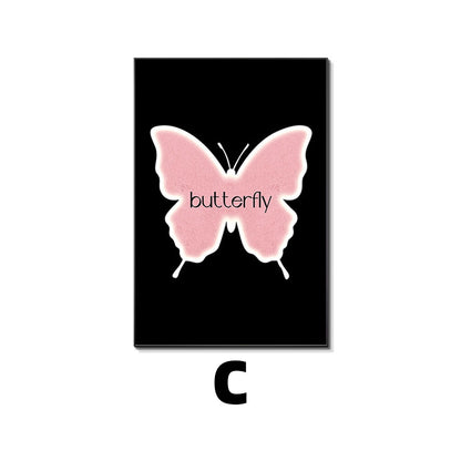 Butterfly-Themed Wall Art Print Homeandso