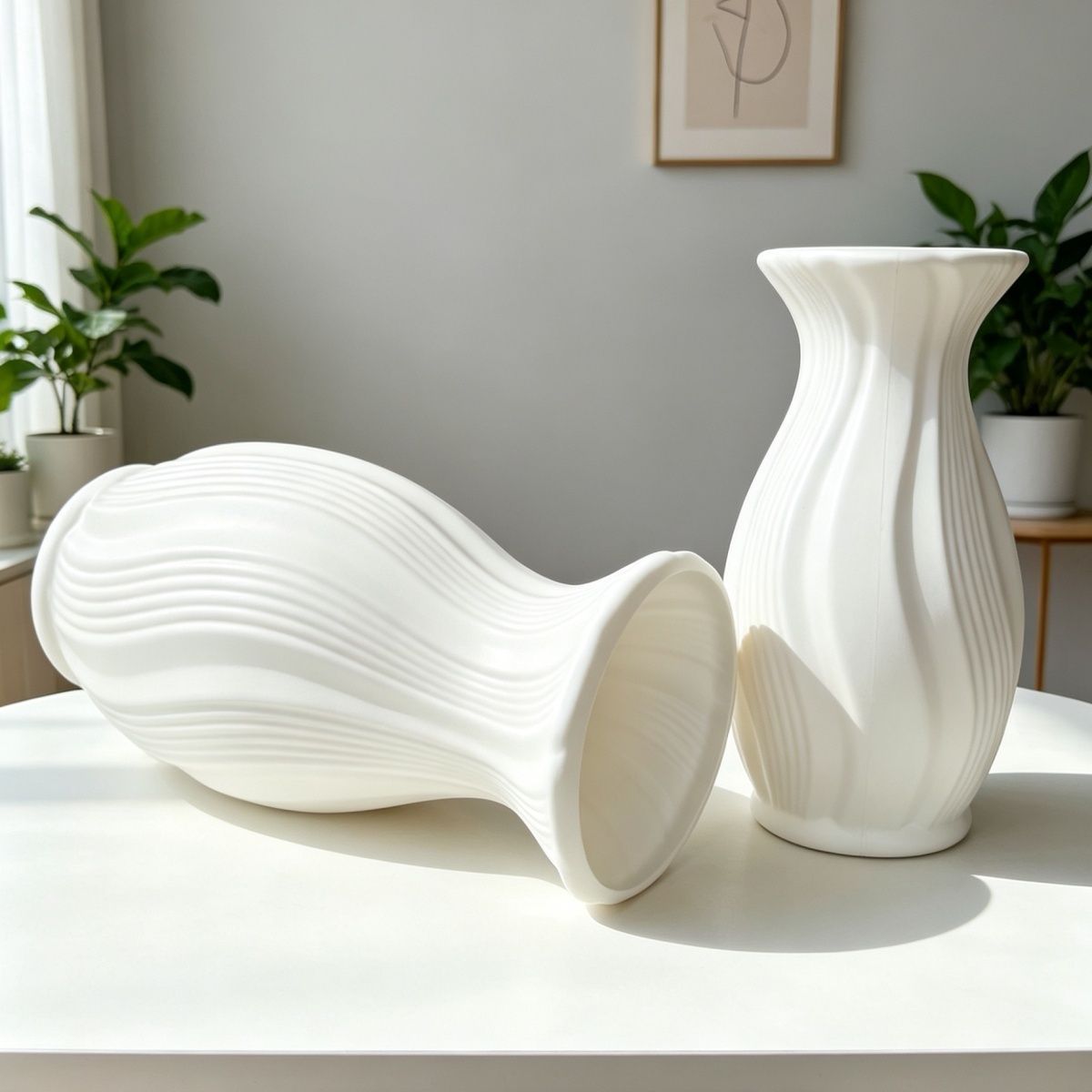 Textured Decorative Flower Vase