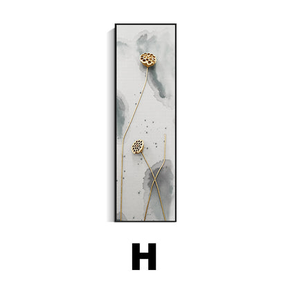 Elegant Vertical Abstract Wall Art Homeandso