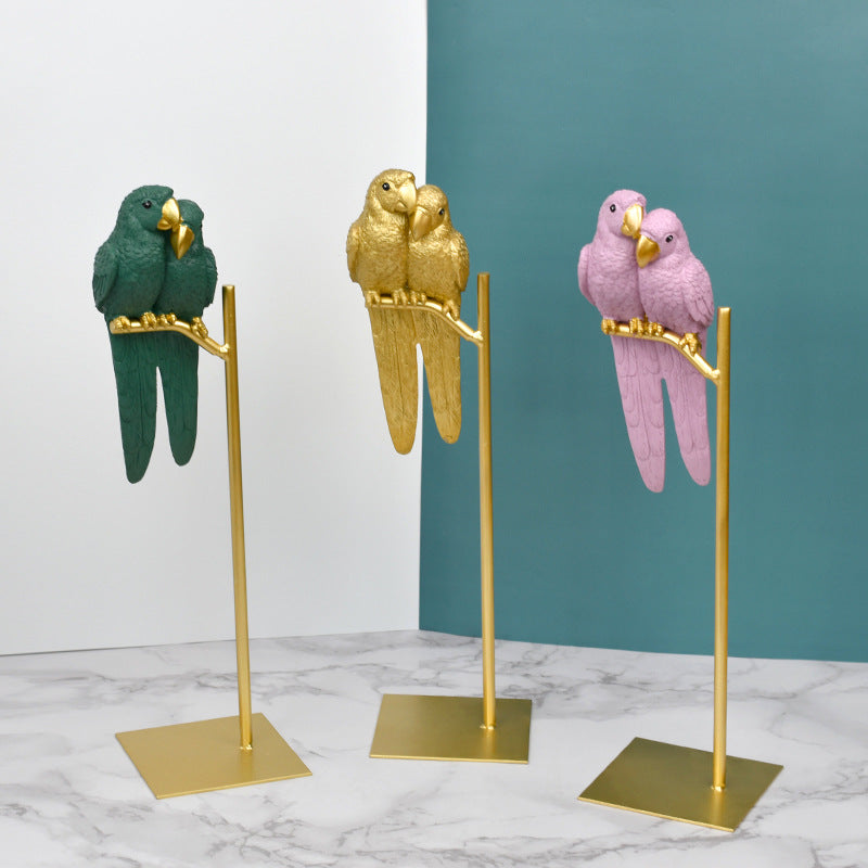 Decorative Parrot Sculpture Homeandso
