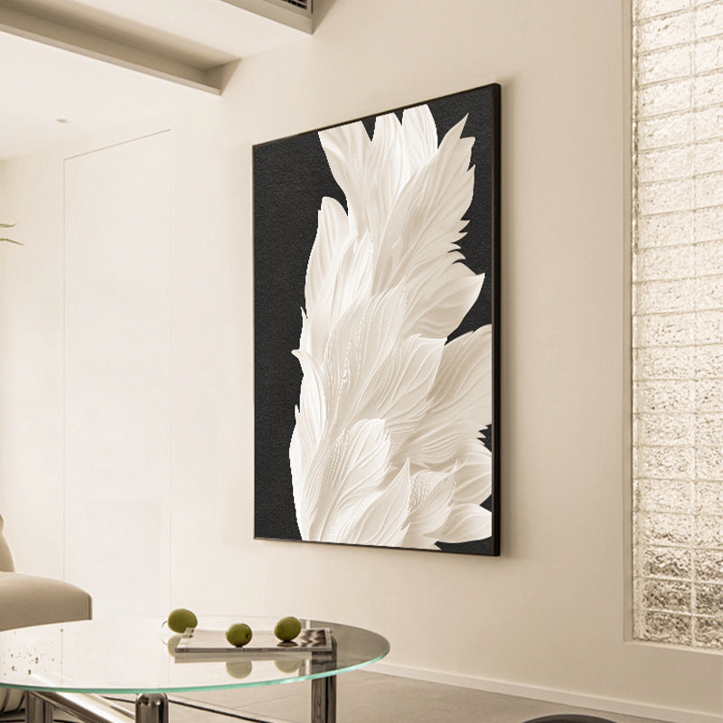 Elegant Floral Textured Wall Art Homeandso