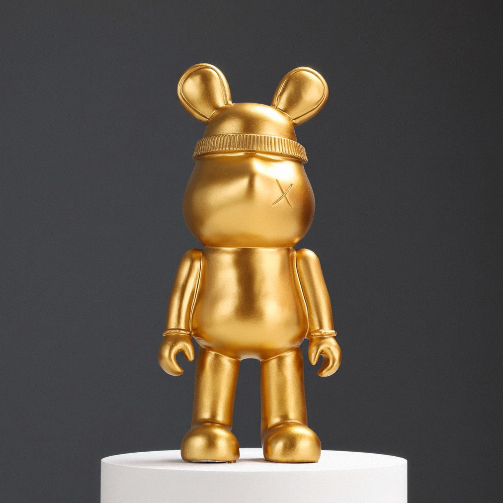 Stylish Bear Figurine Homeandso