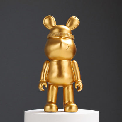 Stylish Bear Figurine Homeandso