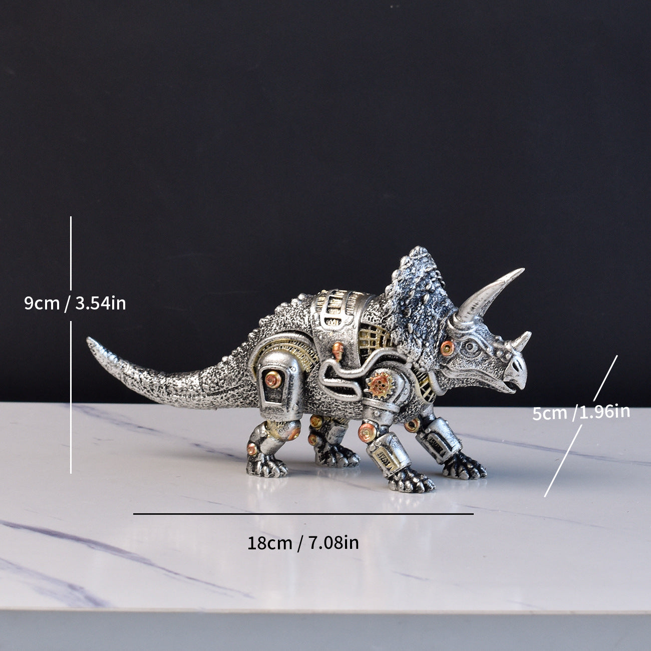 Decorative Mechanical Triceratops Model Homeandso