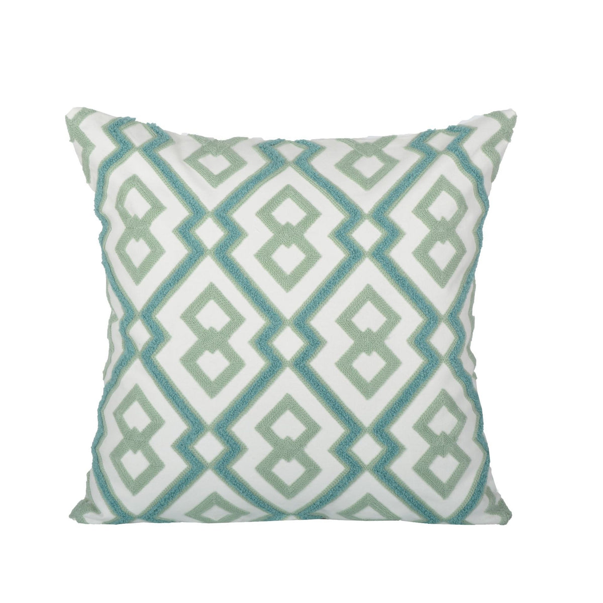 Geometric Patterned Throw Pillow