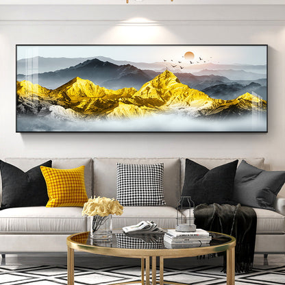 Framed Mountain Landscape Artwork Homeandso
