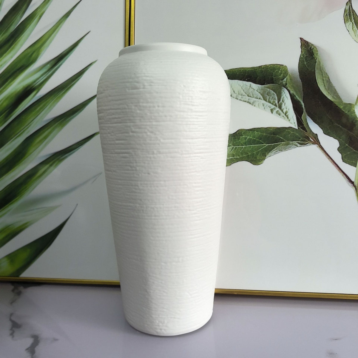 Elegant Textured Ceramic Vase