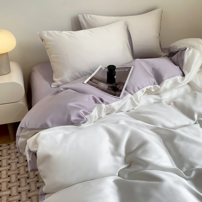 Luxurious Silk Duvet Cover Set Homeandso