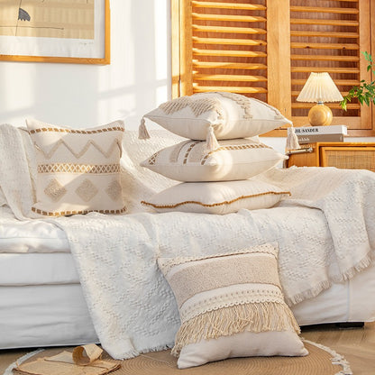 Textured Artisan Throw Pillow